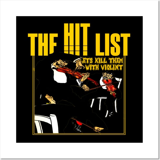 The Hit List Youtube - Funny Vintage Wall Art by A -not so store- Store